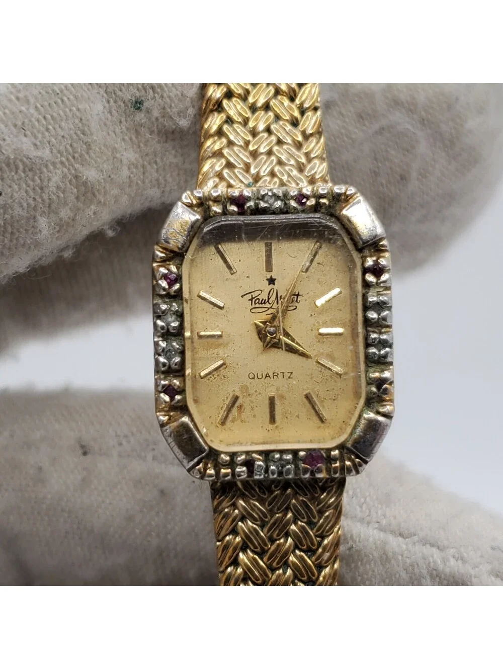 Vintage Paul Maret Quartz Womens Watch  15mm For Parts Or Repair
